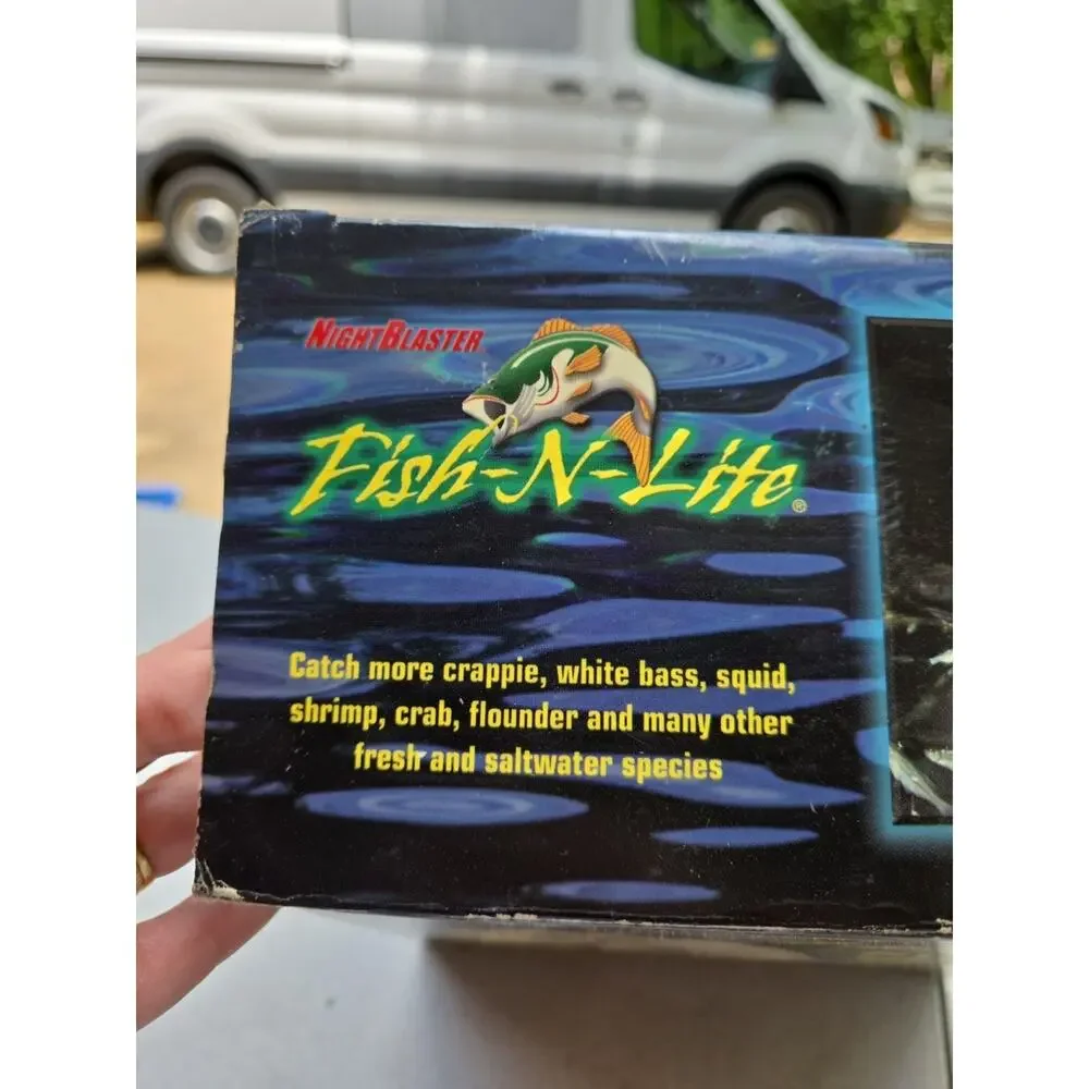 Vintage Night Blaster Floating Fish-N-Lite 12V Optronics w/ Box
